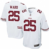 Nike Men & Women & Youth 49ers #25 Jimmie Ward White Team Color Game Jersey,baseball caps,new era cap wholesale,wholesale hats